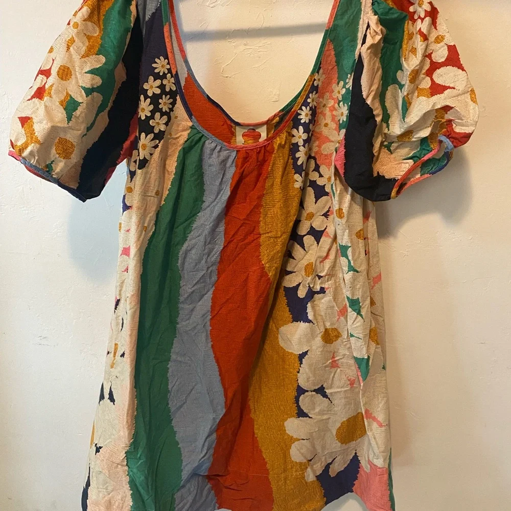 FARM Rio Floral Puff Sleeve Dress - Picture 3 of 7